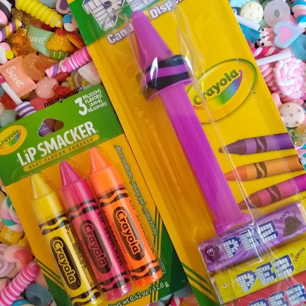 🖍️ CRAYOLA Pez and Lipsmackers🖍️
